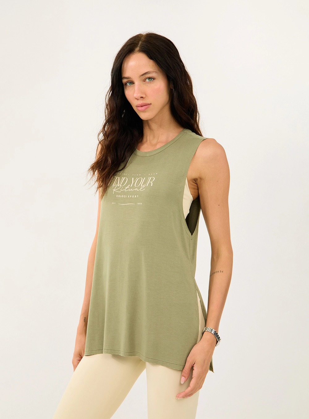Regata Alongada Comfy Verde