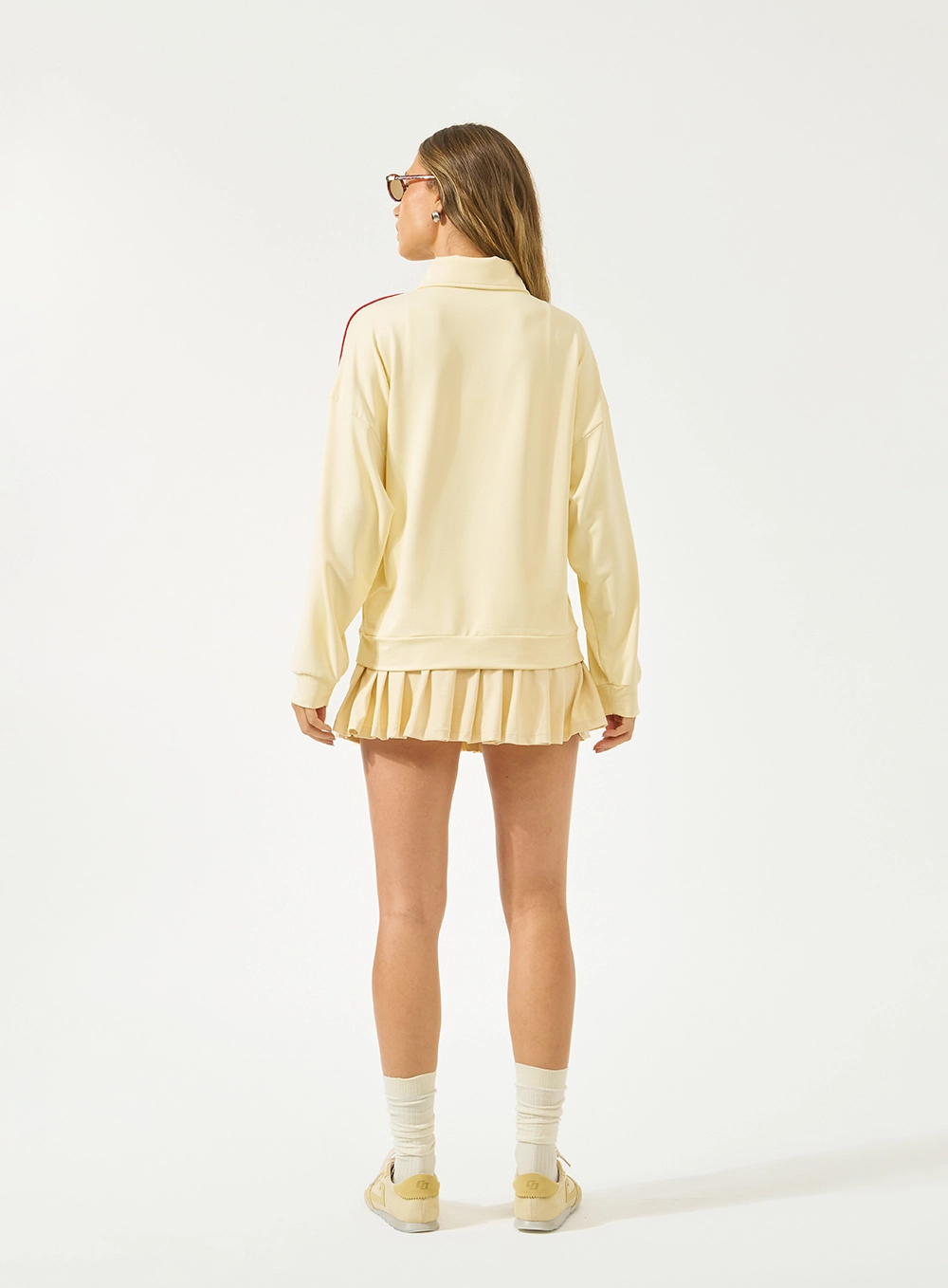 Blusão Comfort Com Gola Dupla Amarelo