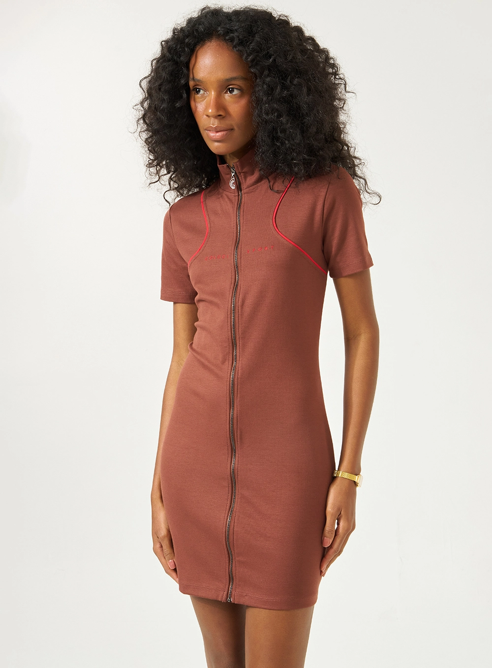 Vestido Colcci Marrom Marissa