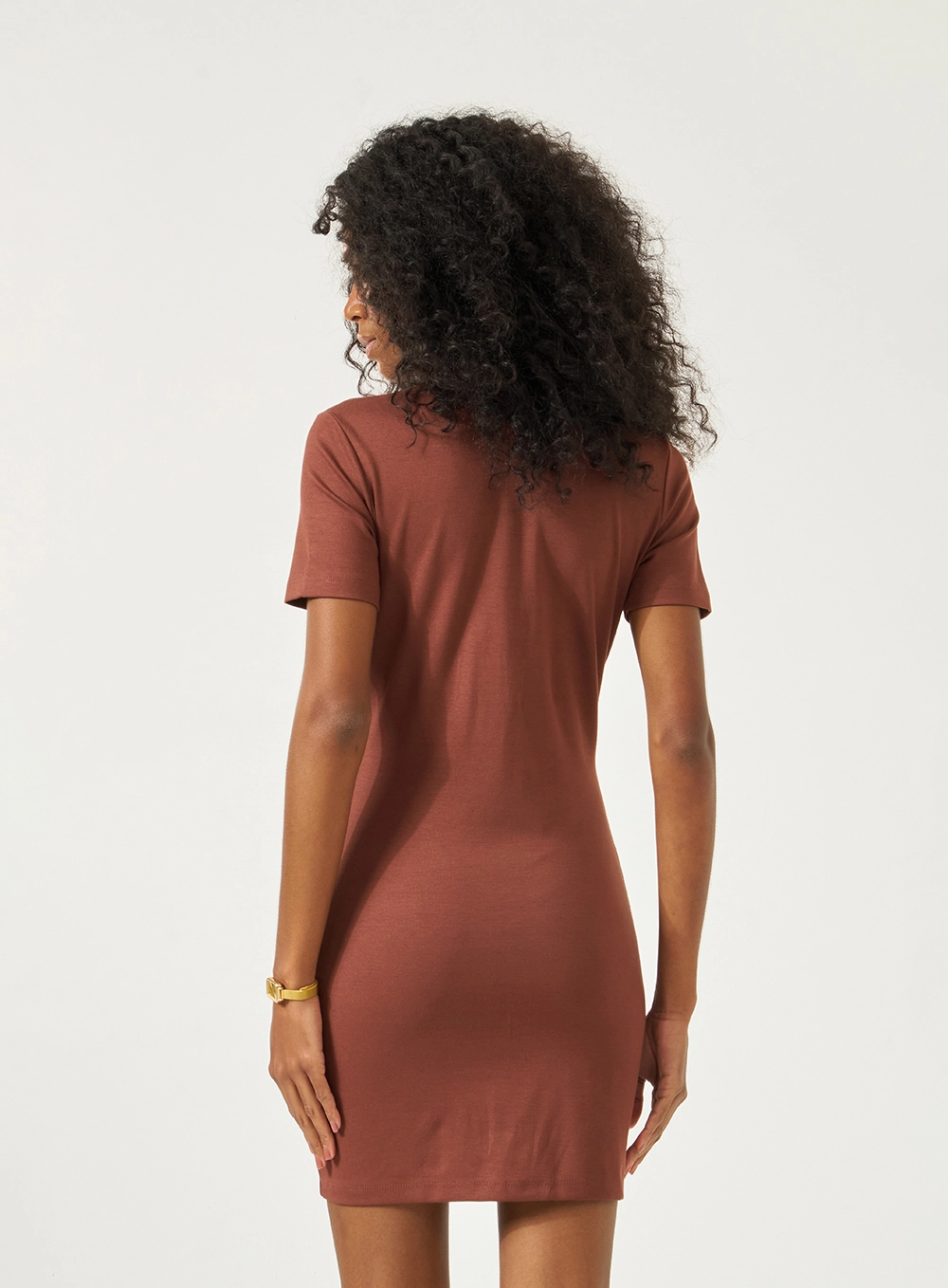 Vestido Colcci Marrom Marissa