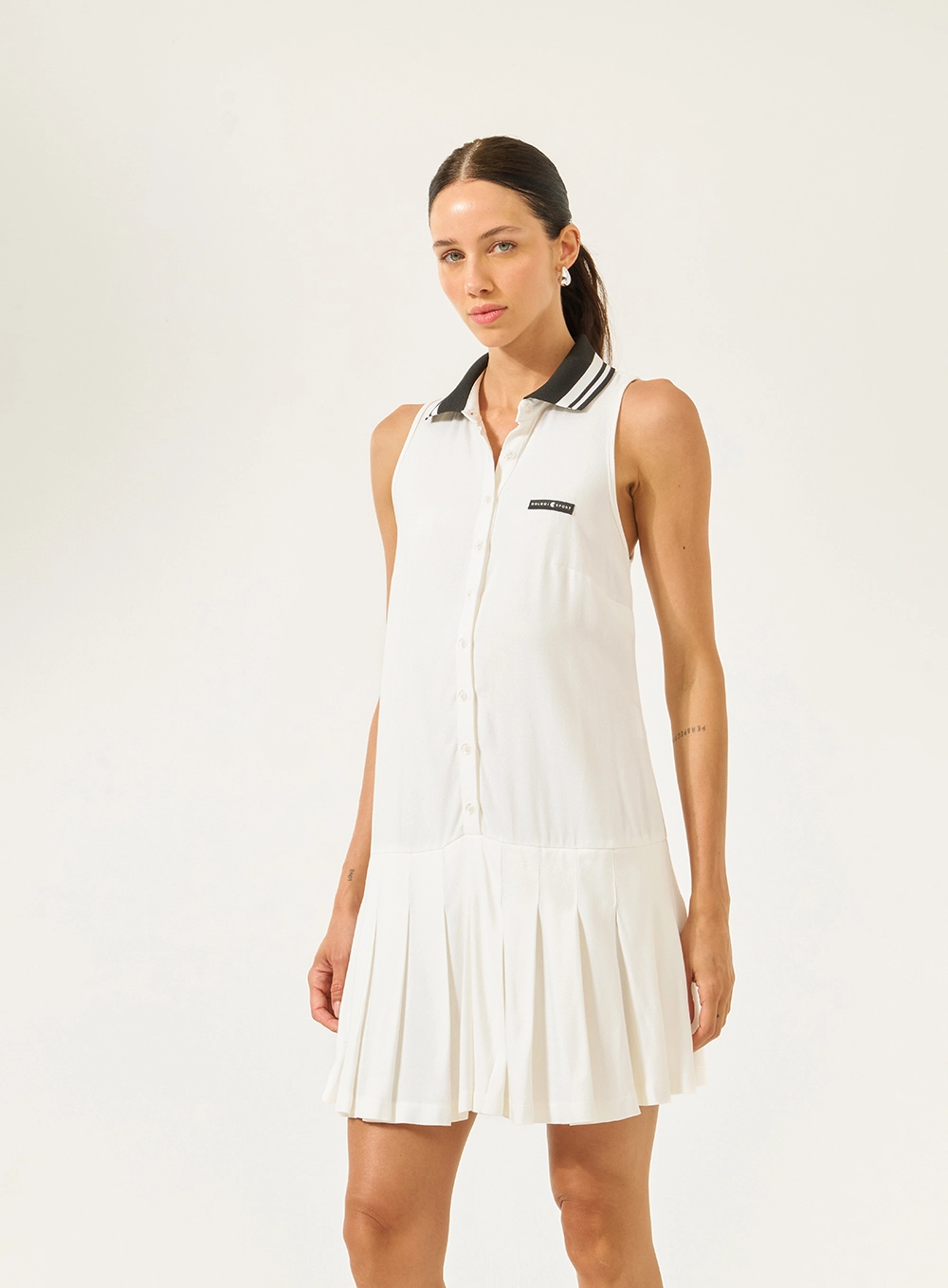 Vestido Malha 1 Feminino Colcci Sport Off