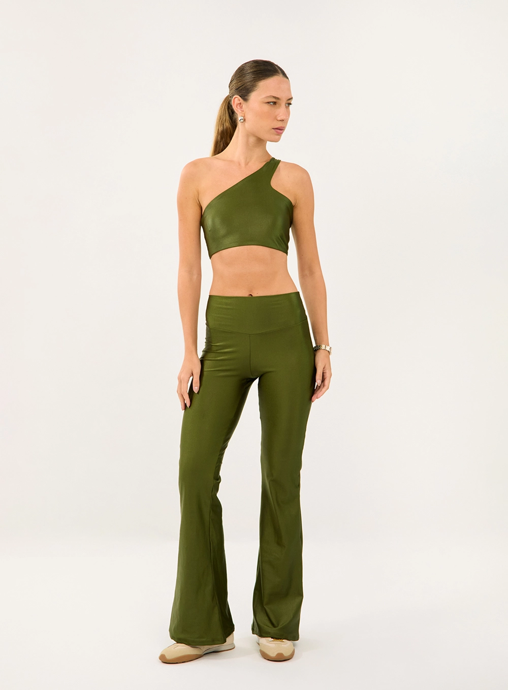 Top Malha Sport  Feminino Colcci Sport Verde