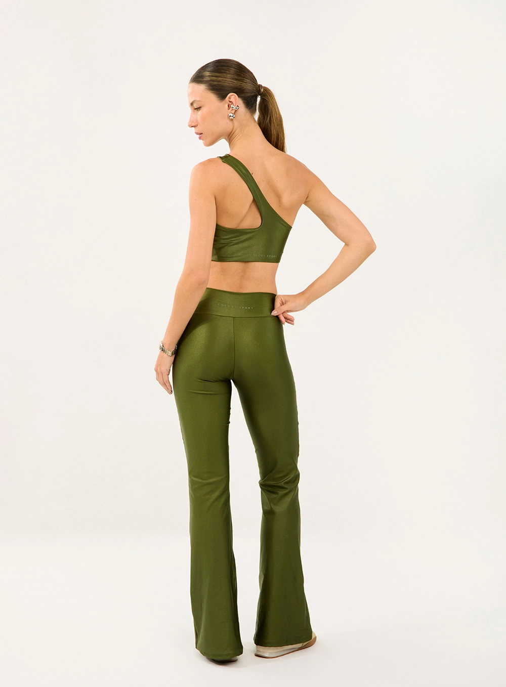 Top Malha Sport  Feminino Colcci Sport Verde