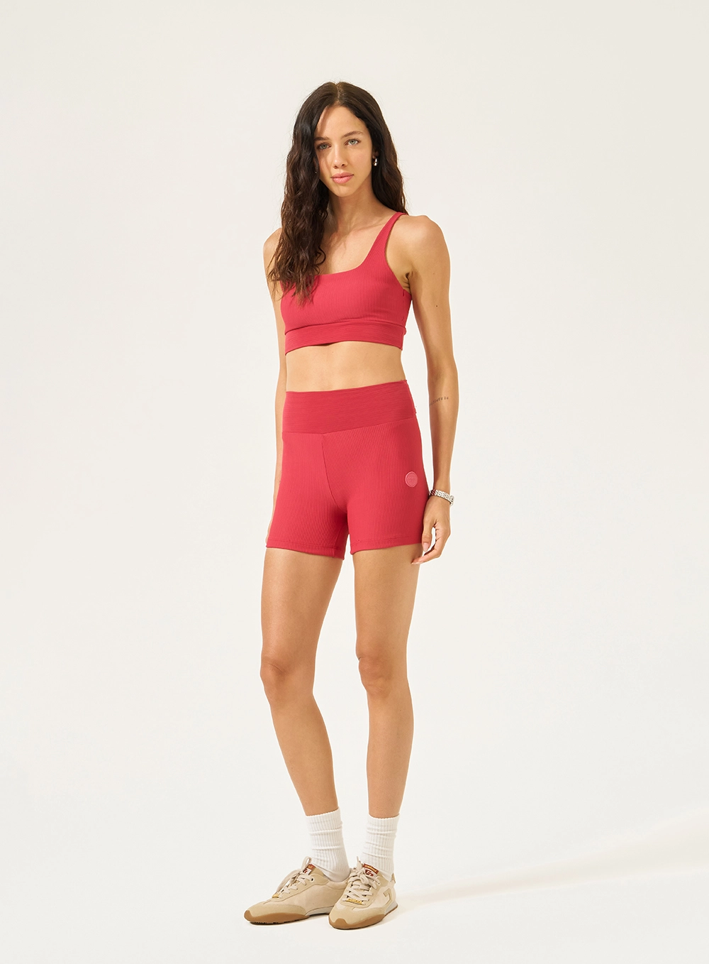 Top Malha Sport  Feminino Colcci Sport Vermelho
