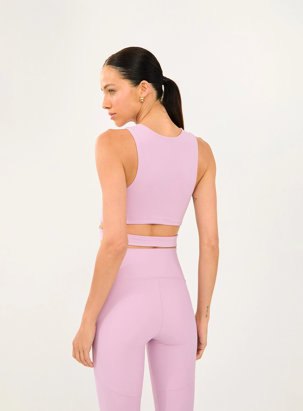 Top Malha Sport  Feminino Colcci Sport Roxo