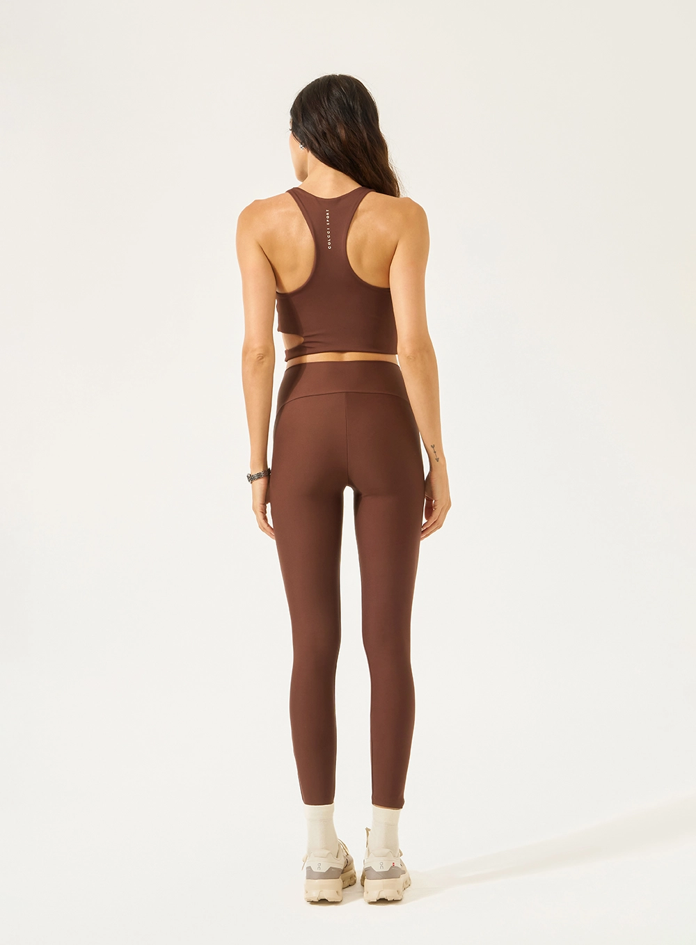Top Slim Com Detalhe Vazado Marrom
