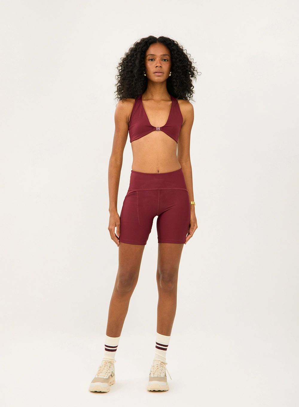 Top Malha Sport  Feminino Colcci Sport Bordô