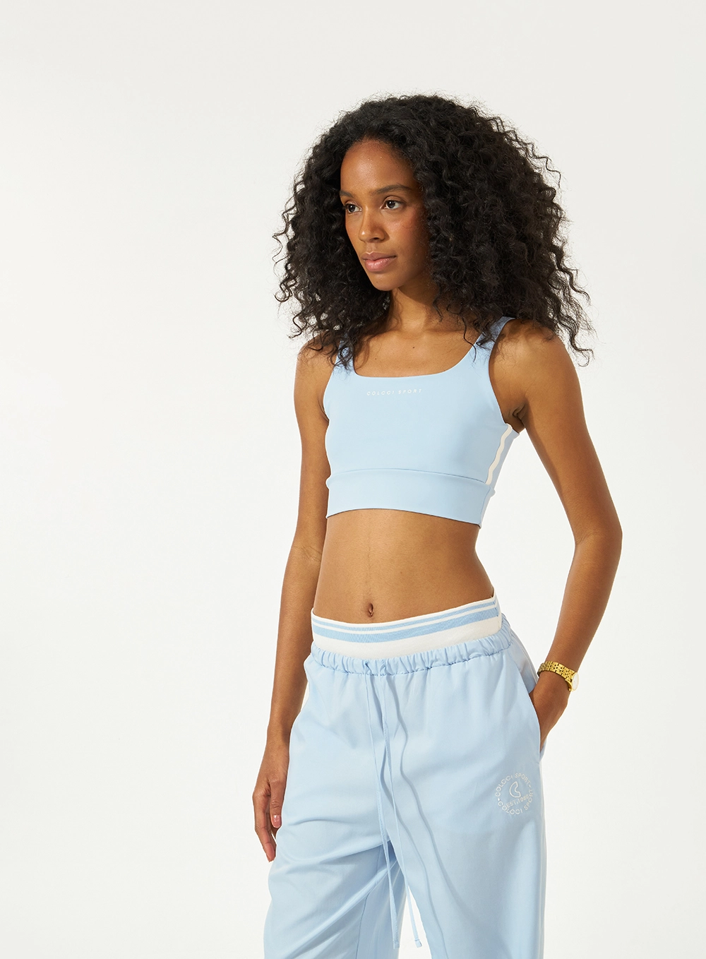 Top Justo Comfort Azul