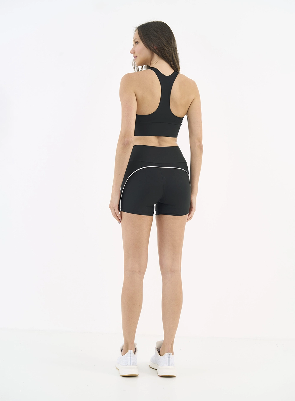 Top Slim Com Detalhe Em Listra Preto