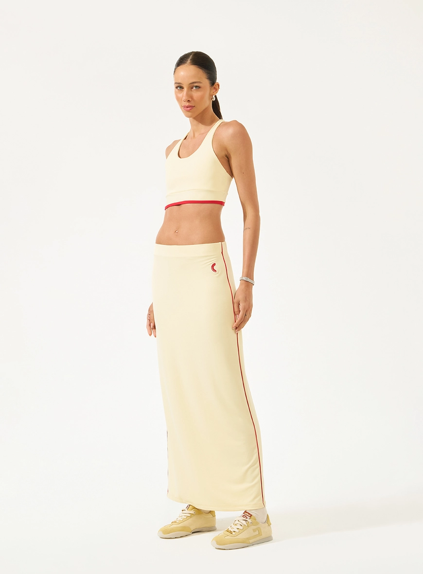 Top Slim Com Detalhe Em Listra Na Barra