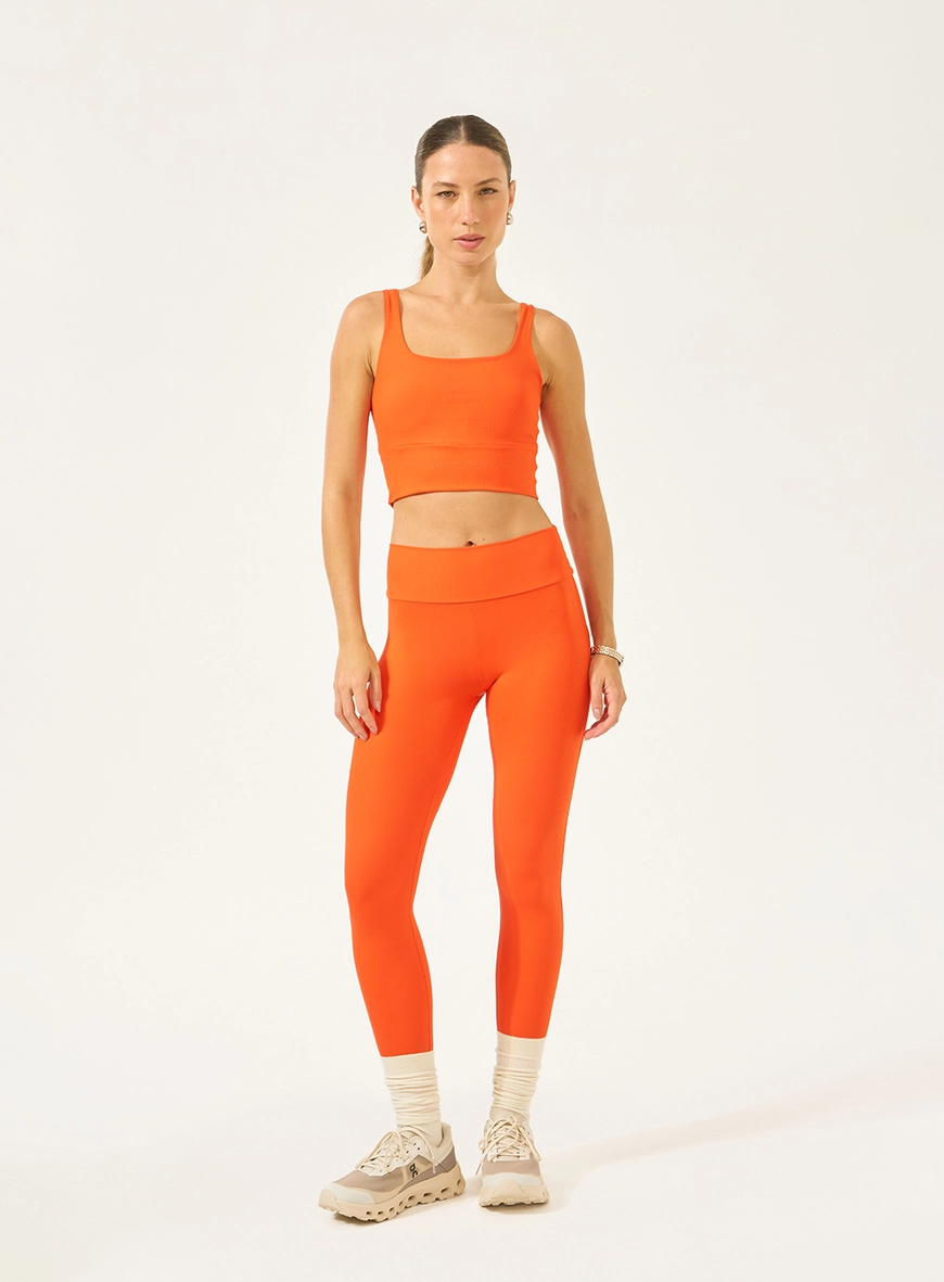 Top Slim Canelado Cut Out