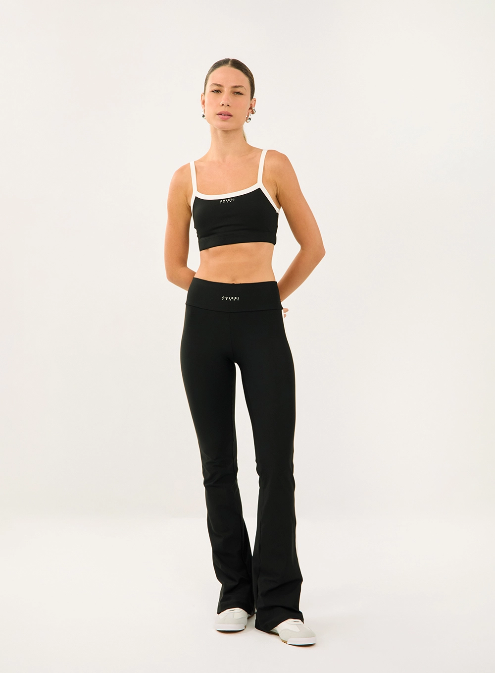 Top Malha Sport  Feminino Colcci Sport Preto