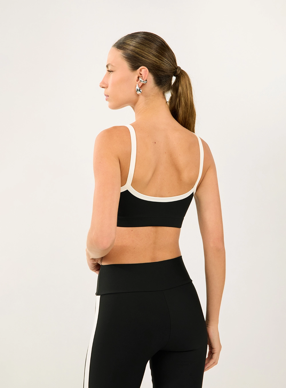 Top Malha Sport  Feminino Colcci Sport Preto