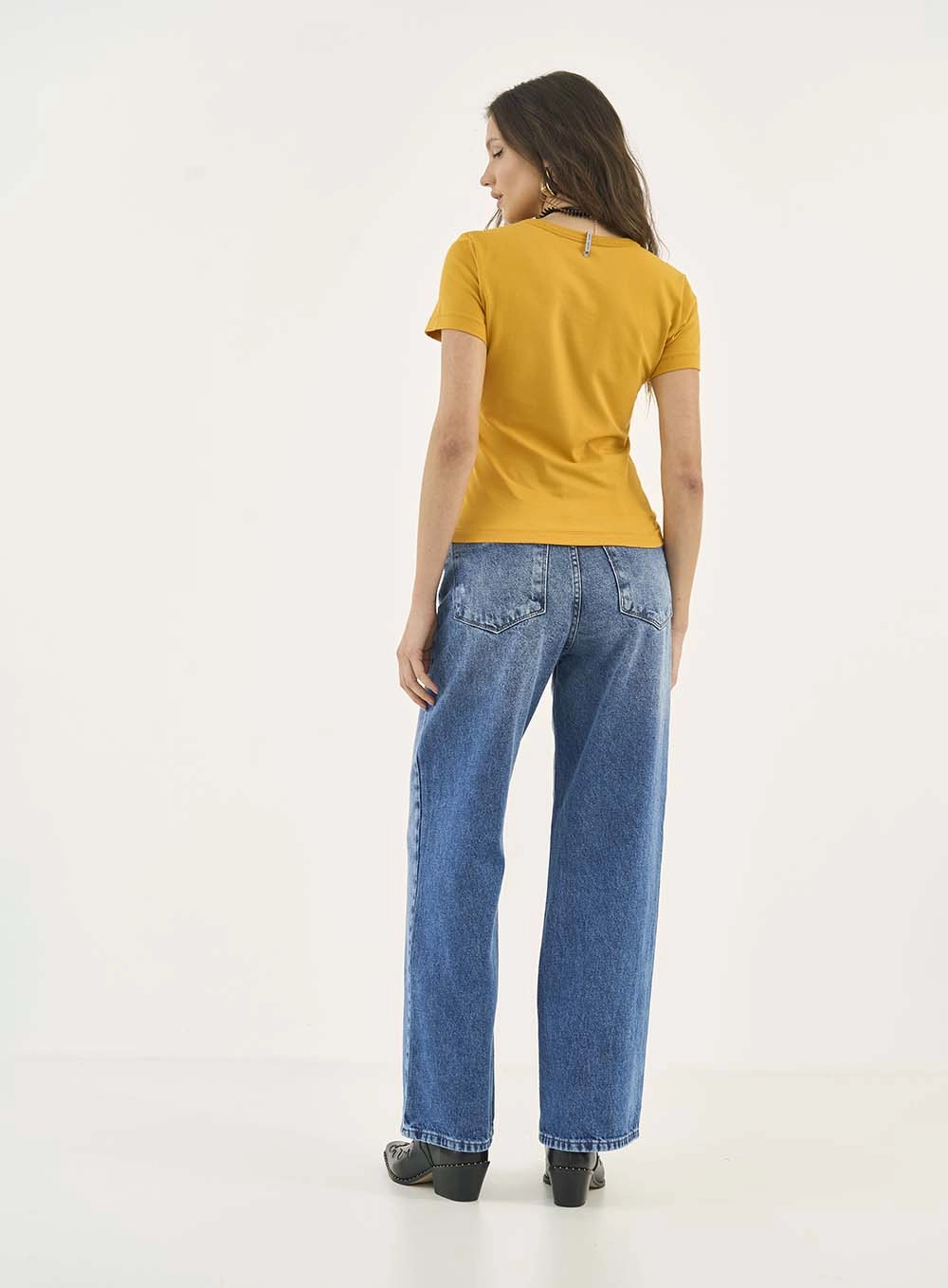 Calça Jeans Wide Leg Seul Índigo