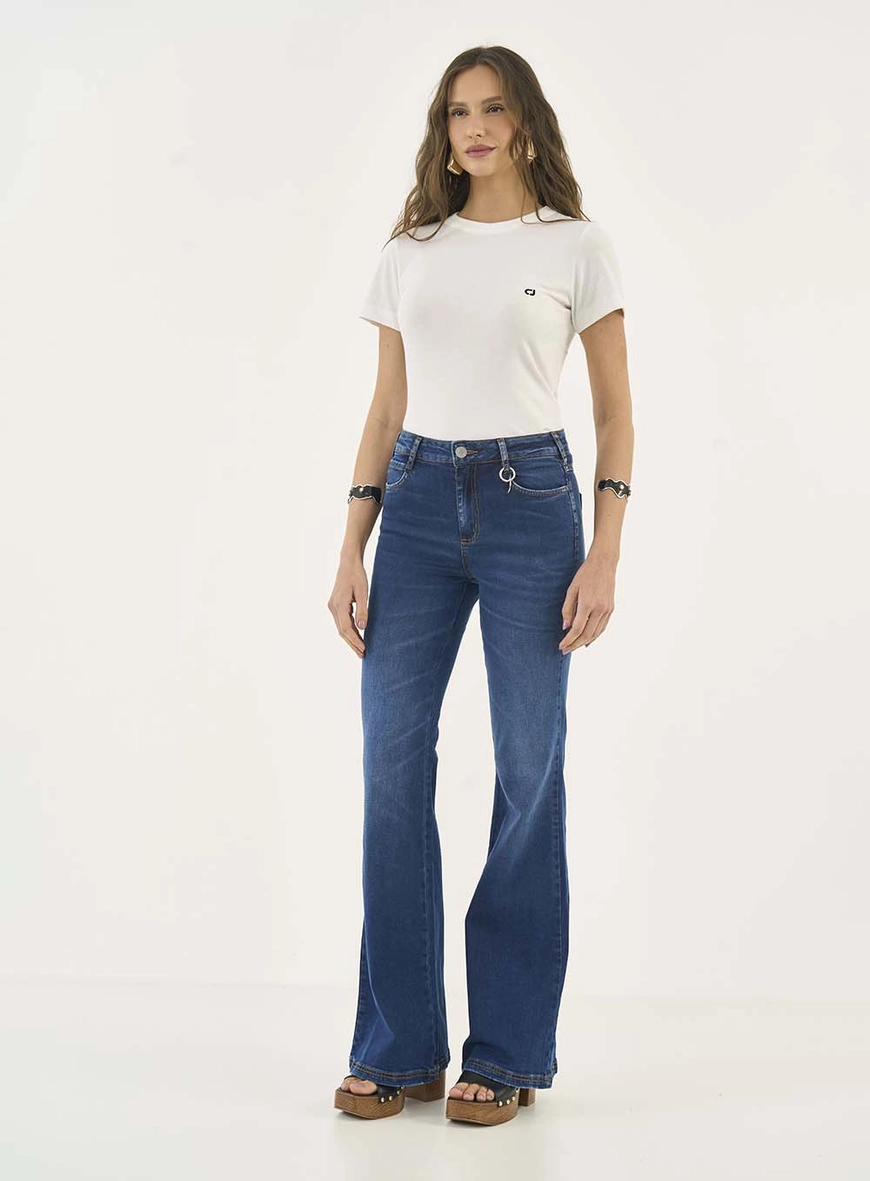 Calça Jeans Feminina Nova York Flare