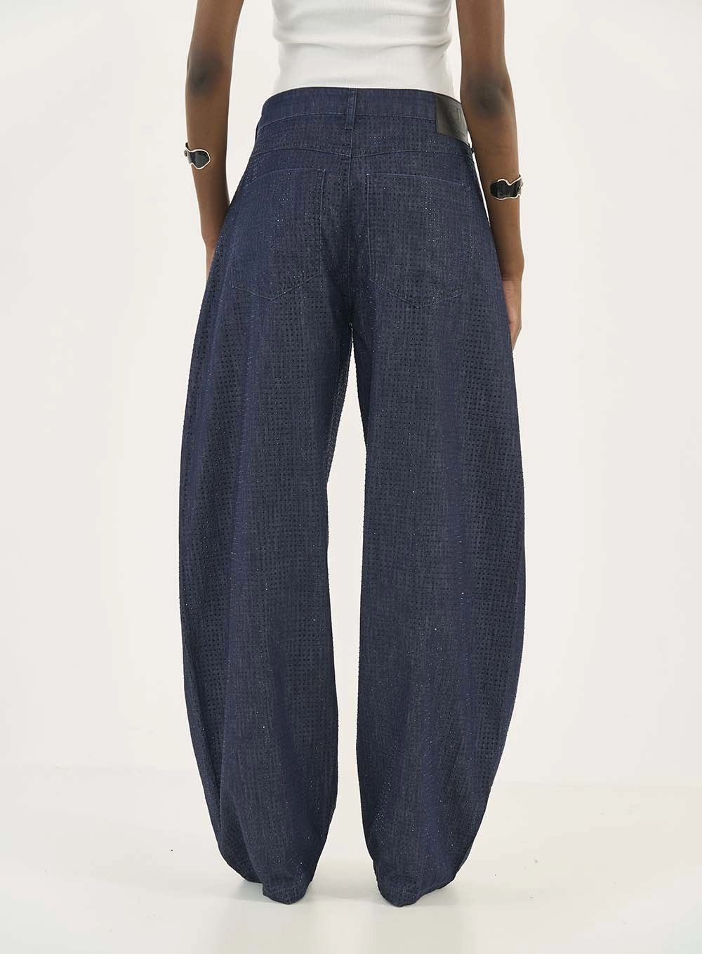Calça Jeans Dublin Com Aplicação Índigo