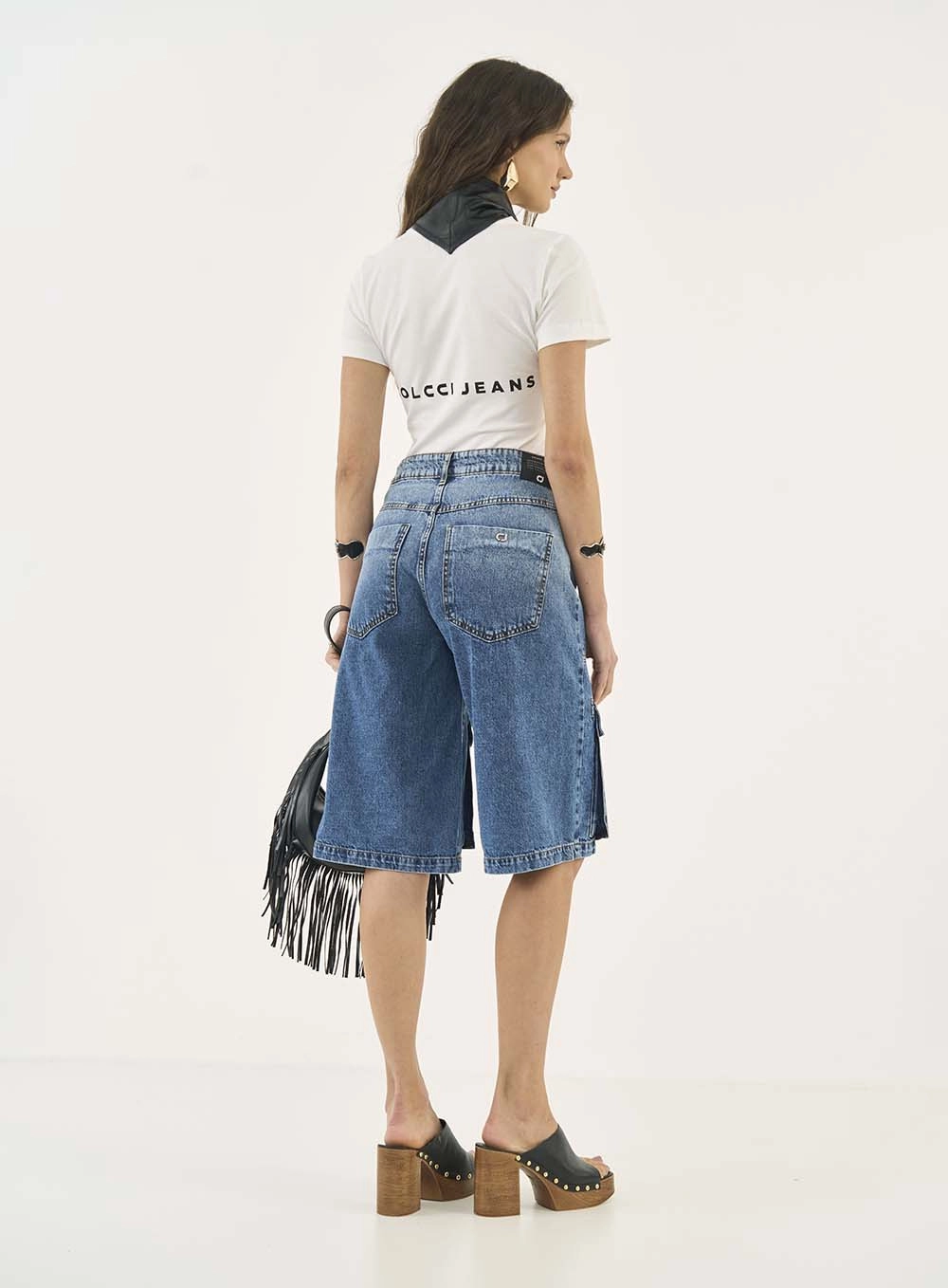 Bermuda Jeans Cancun Índigo