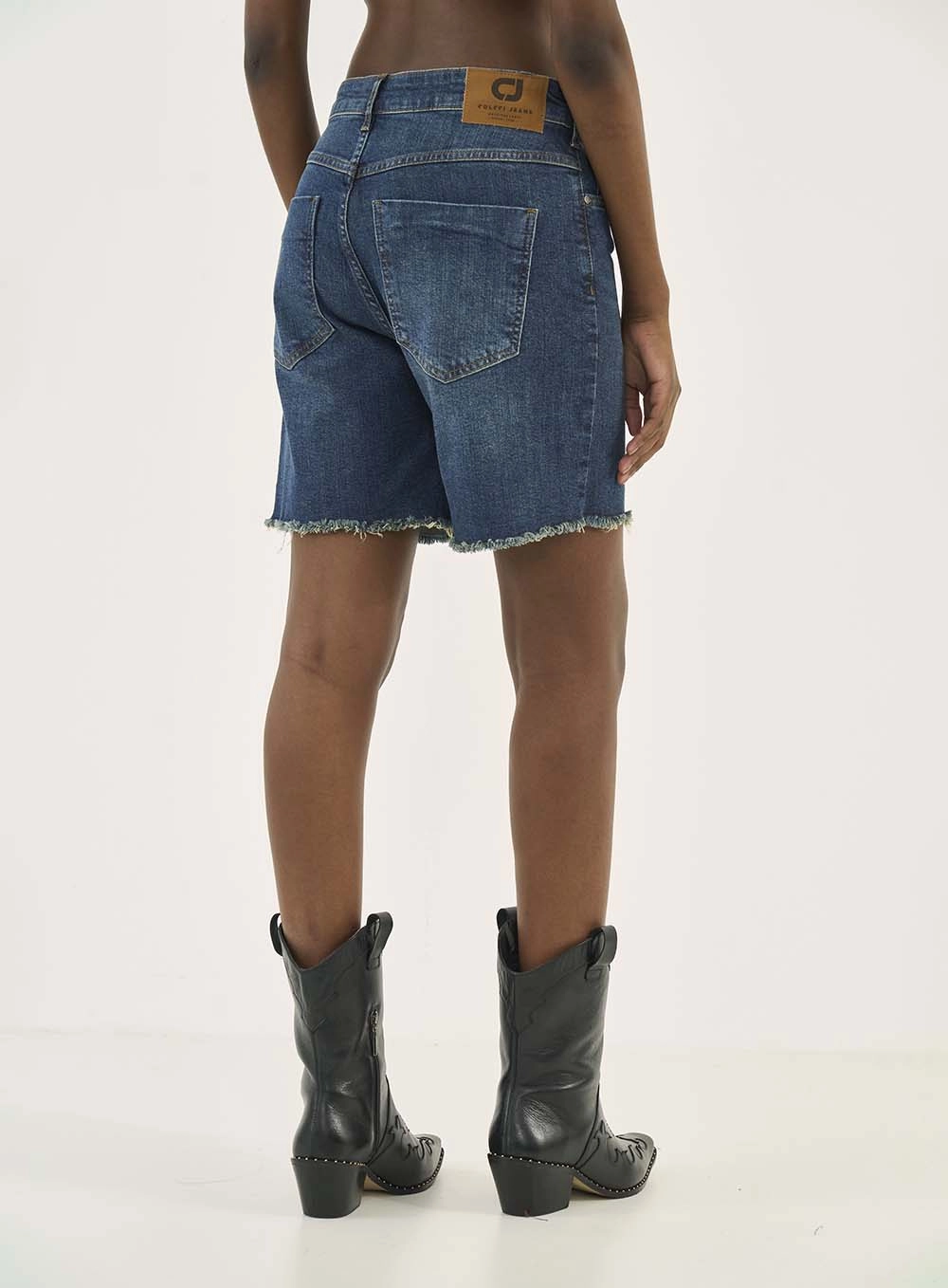 Bermuda Jeans Cancun Stretch Índigo
