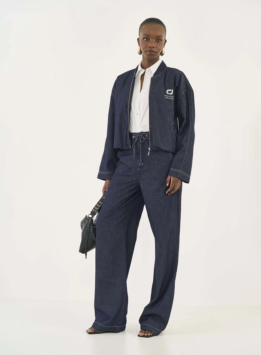 Jaqueta Jeans Balonê