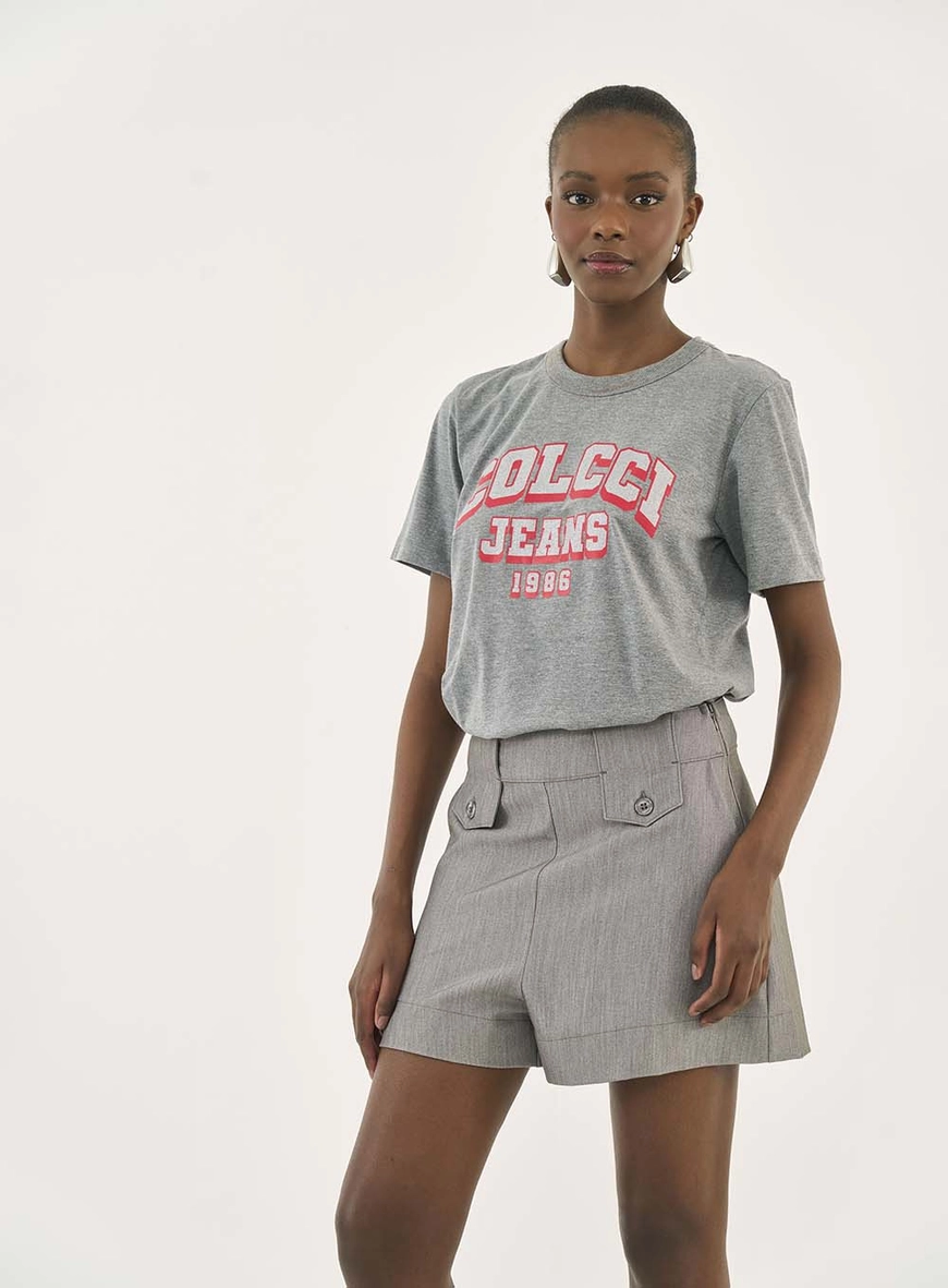 Camiseta Boyfriend Com Estampa