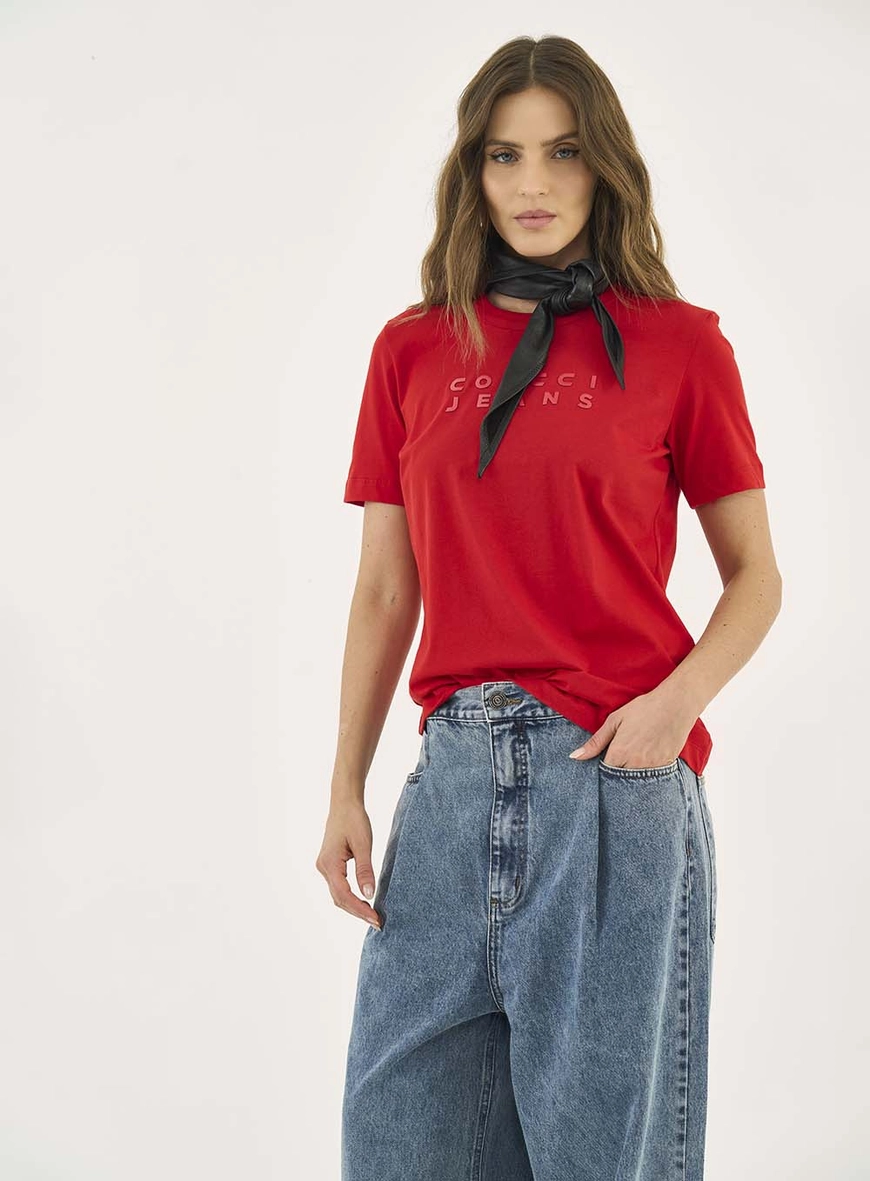 Camiseta Comfort Com Estampa Em Logo