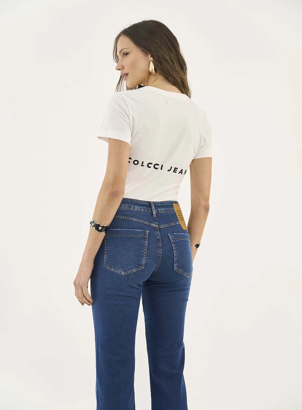 Camiseta Slim Logo Costas Off Shell