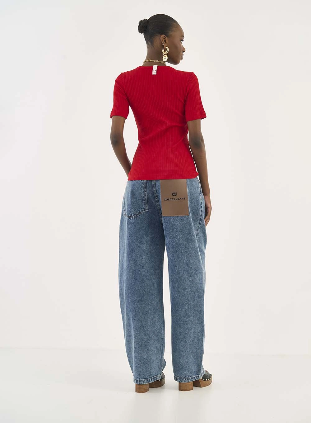 Blusa Colcci Jeans Vermelho