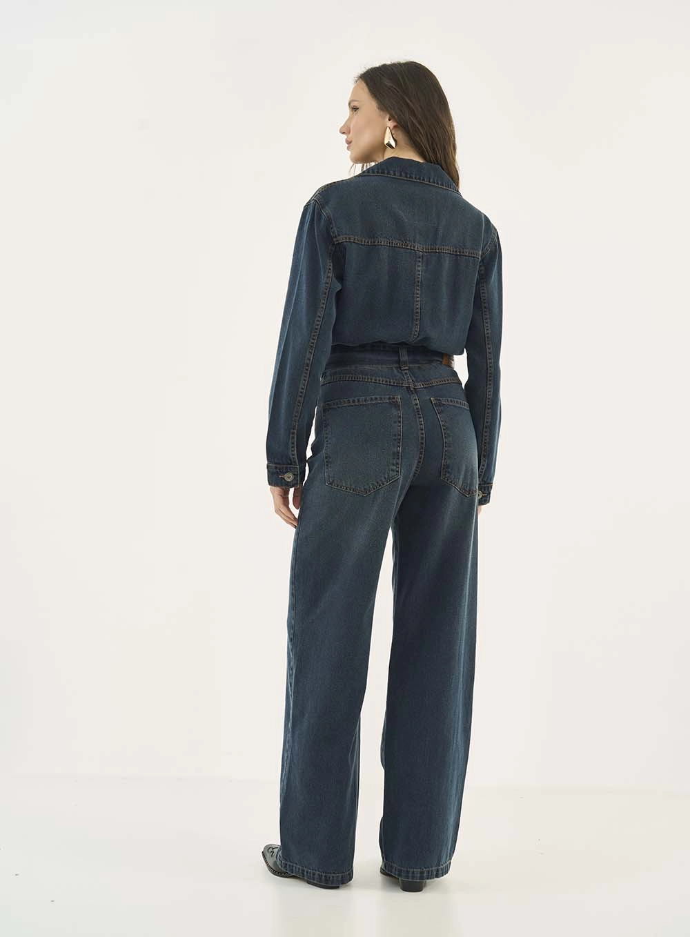 Macacão Jeans Índigo