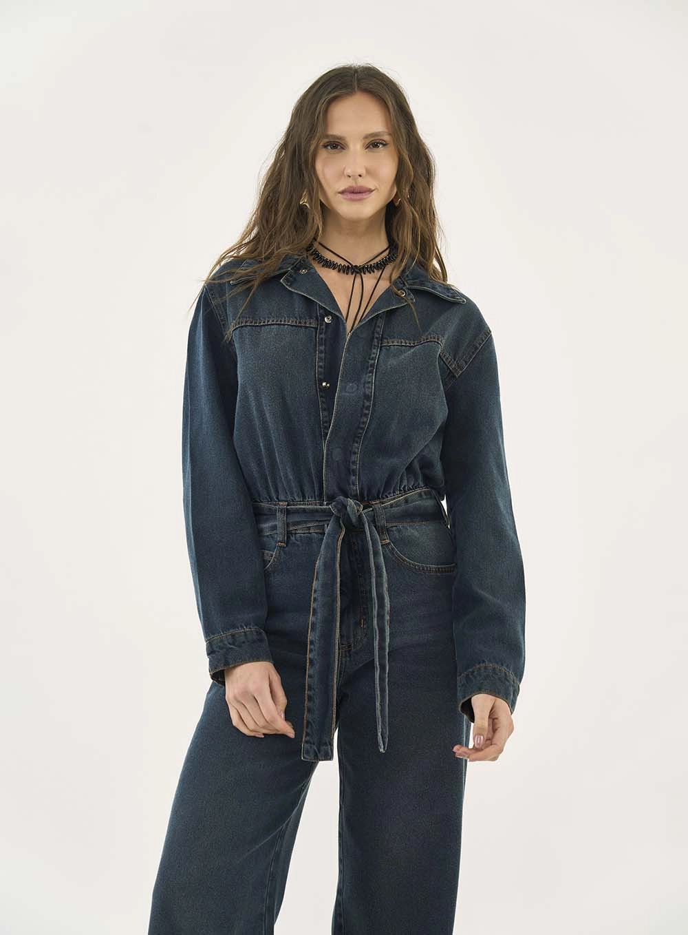 Macacão Jeans Índigo