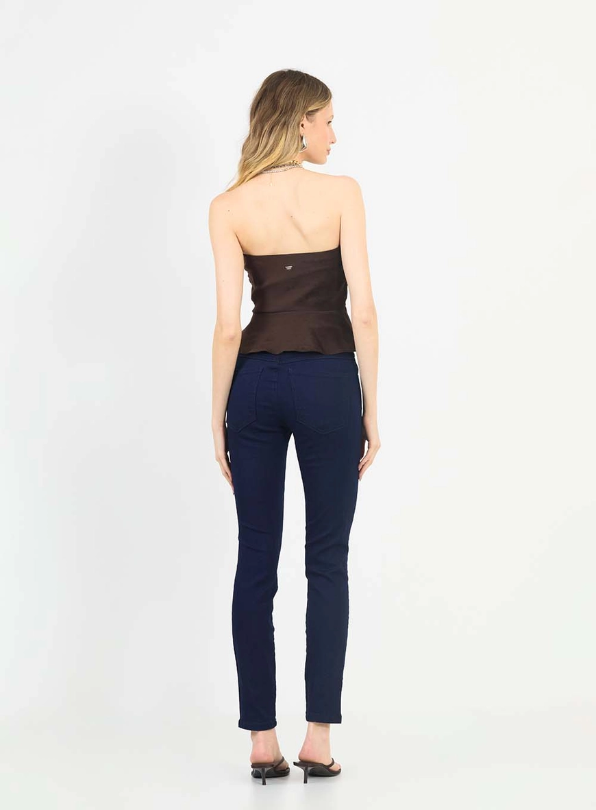Calça Jeans Feminina Skinny Média Índigo 2