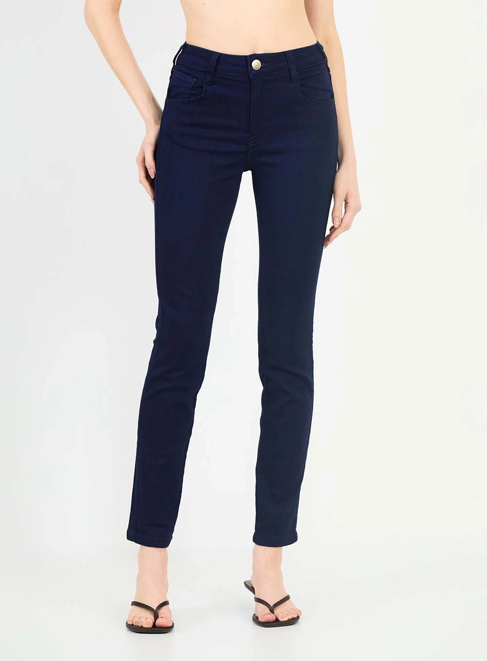 Calça Jeans Feminina Skinny Média Índigo 3