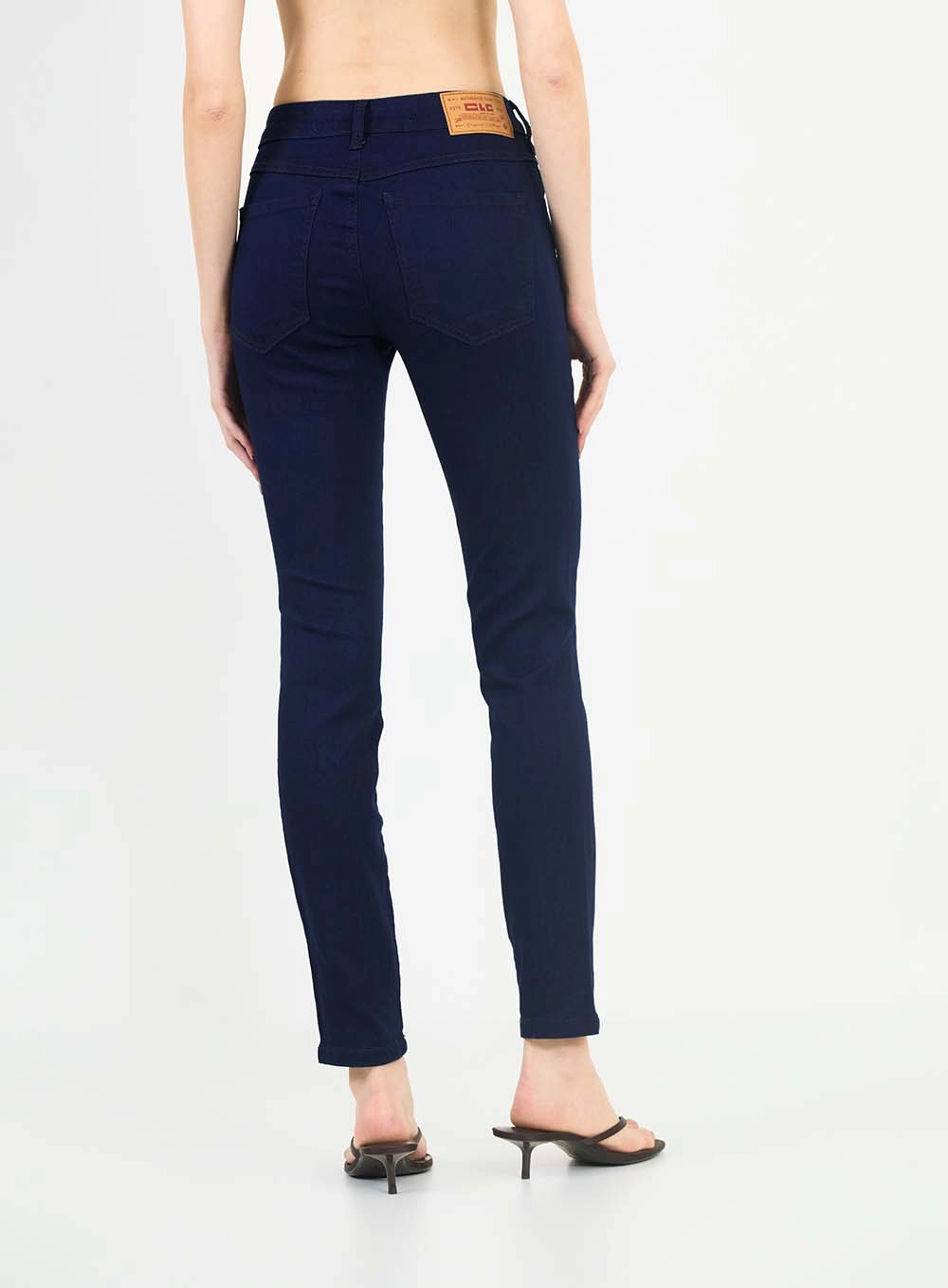 Calça Jeans Feminina Skinny Média Índigo 4