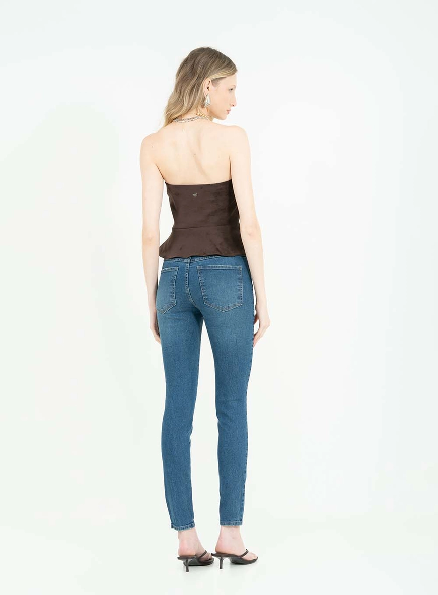 Calça Jeans Skinny Média Índigo 2