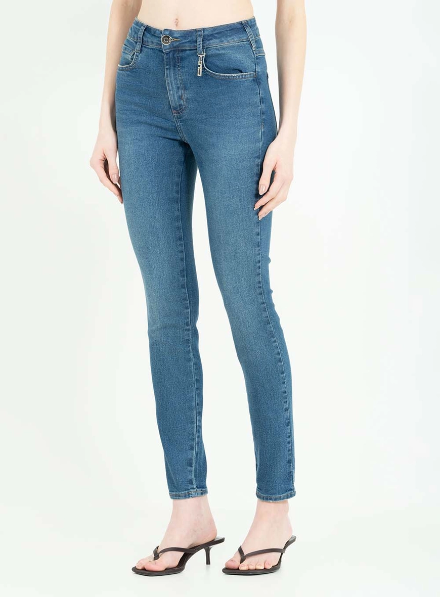 Calça Jeans Skinny Média Índigo 3
