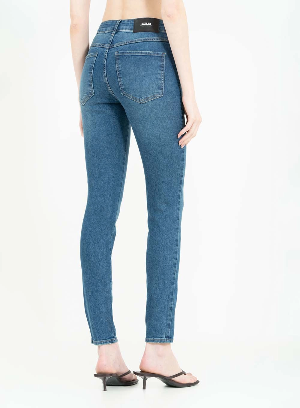 Calça Jeans Skinny Média Índigo 4