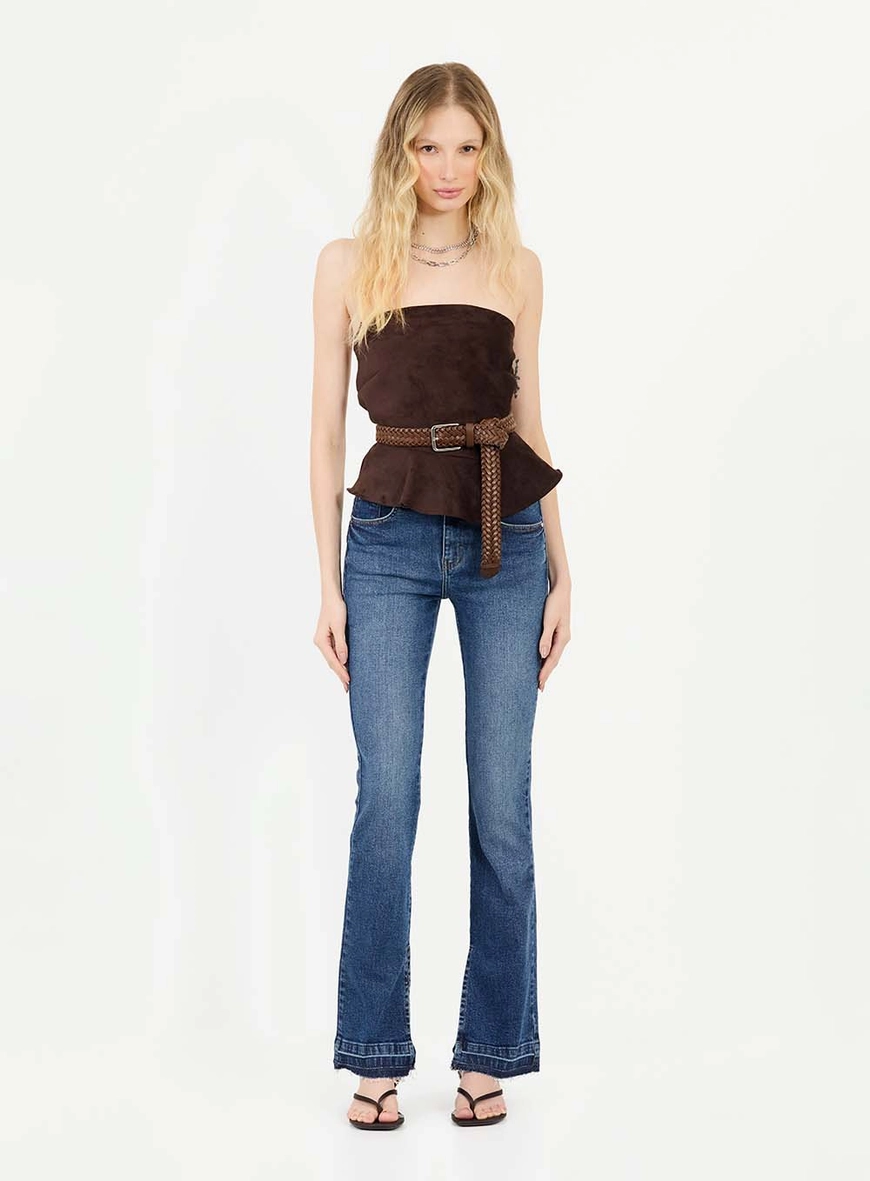 Calça Jeans Reta Stretch Índigo 1