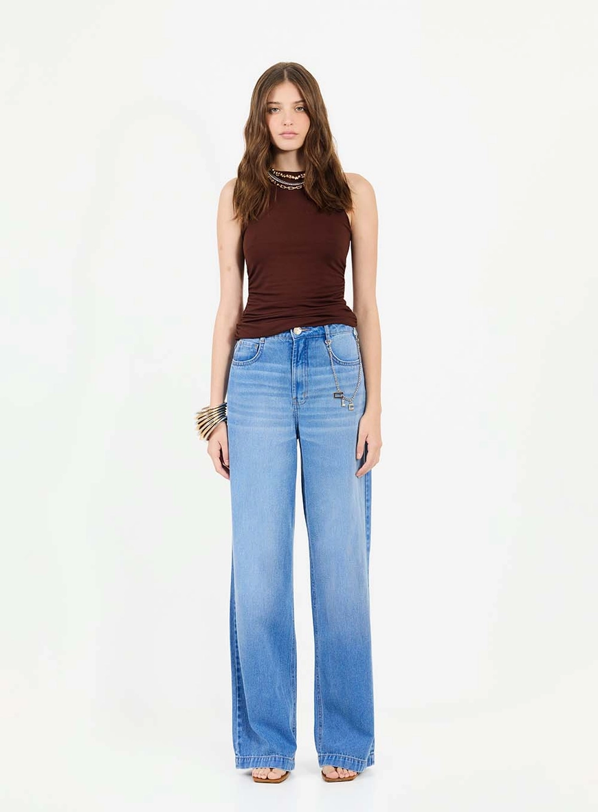 Calça Jeans Wide Leg Índigo 1