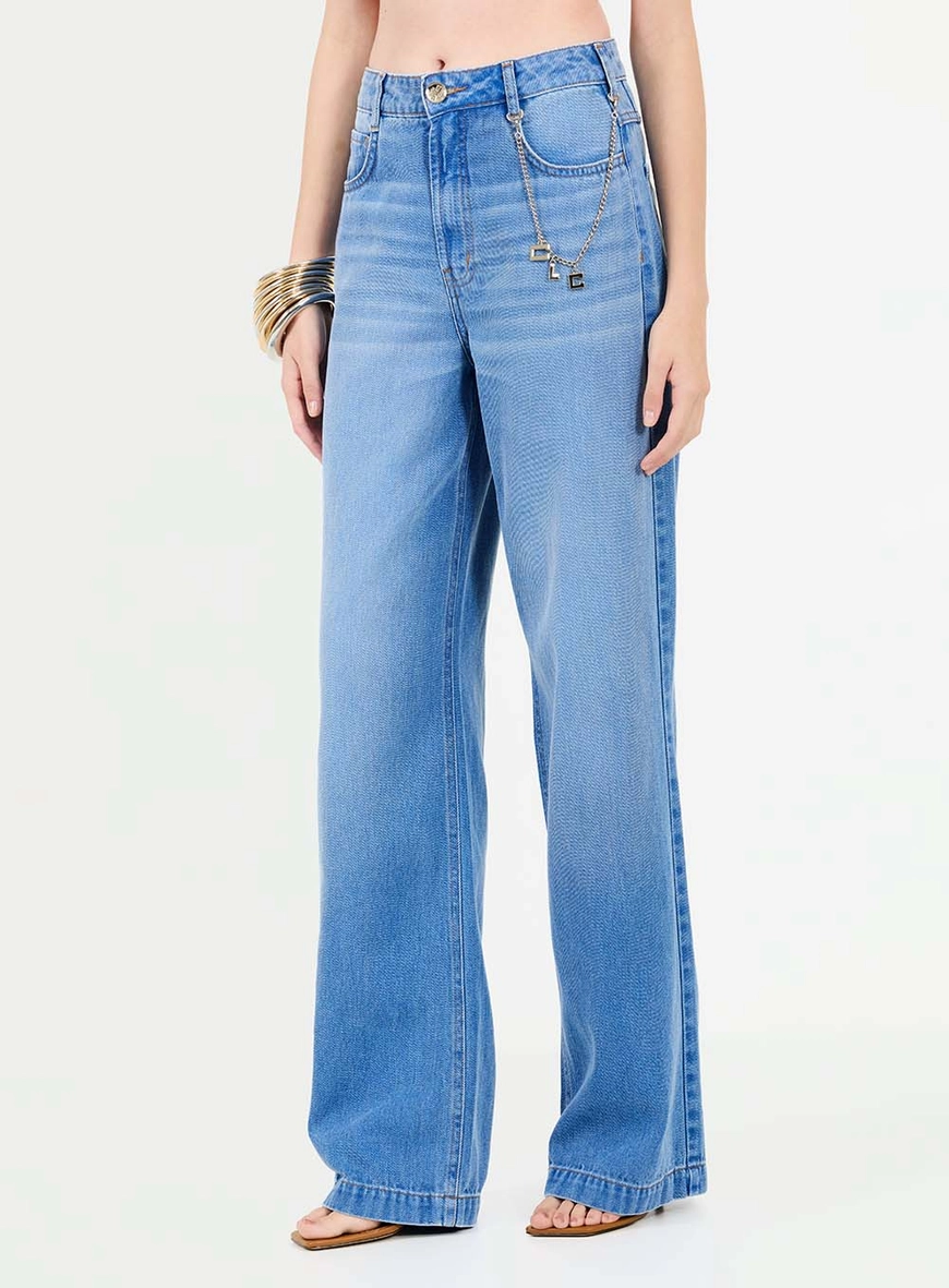 Calça Jeans Wide Leg Índigo 3