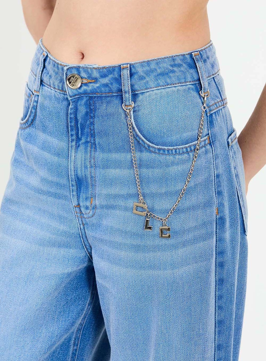 Calça Jeans Wide Leg Índigo 5