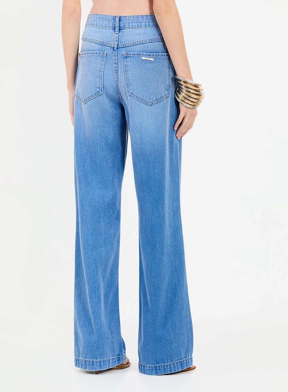 Calça Jeans Wide Leg Índigo 4