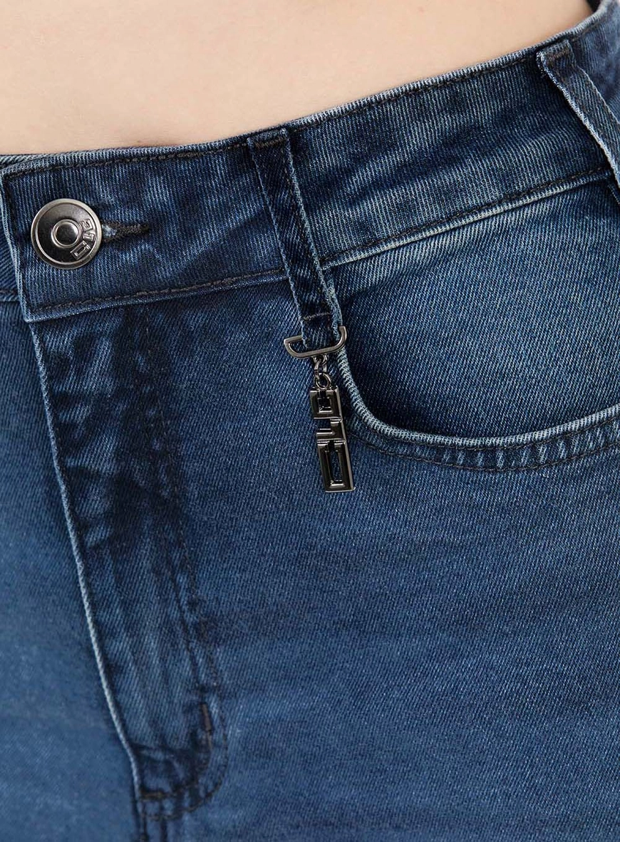 Calça Jeans Mom Stretch Índigo 5