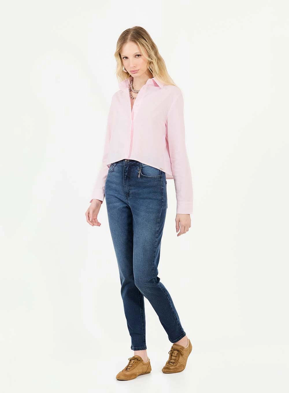 Calça Jeans Mom Stretch Índigo 1