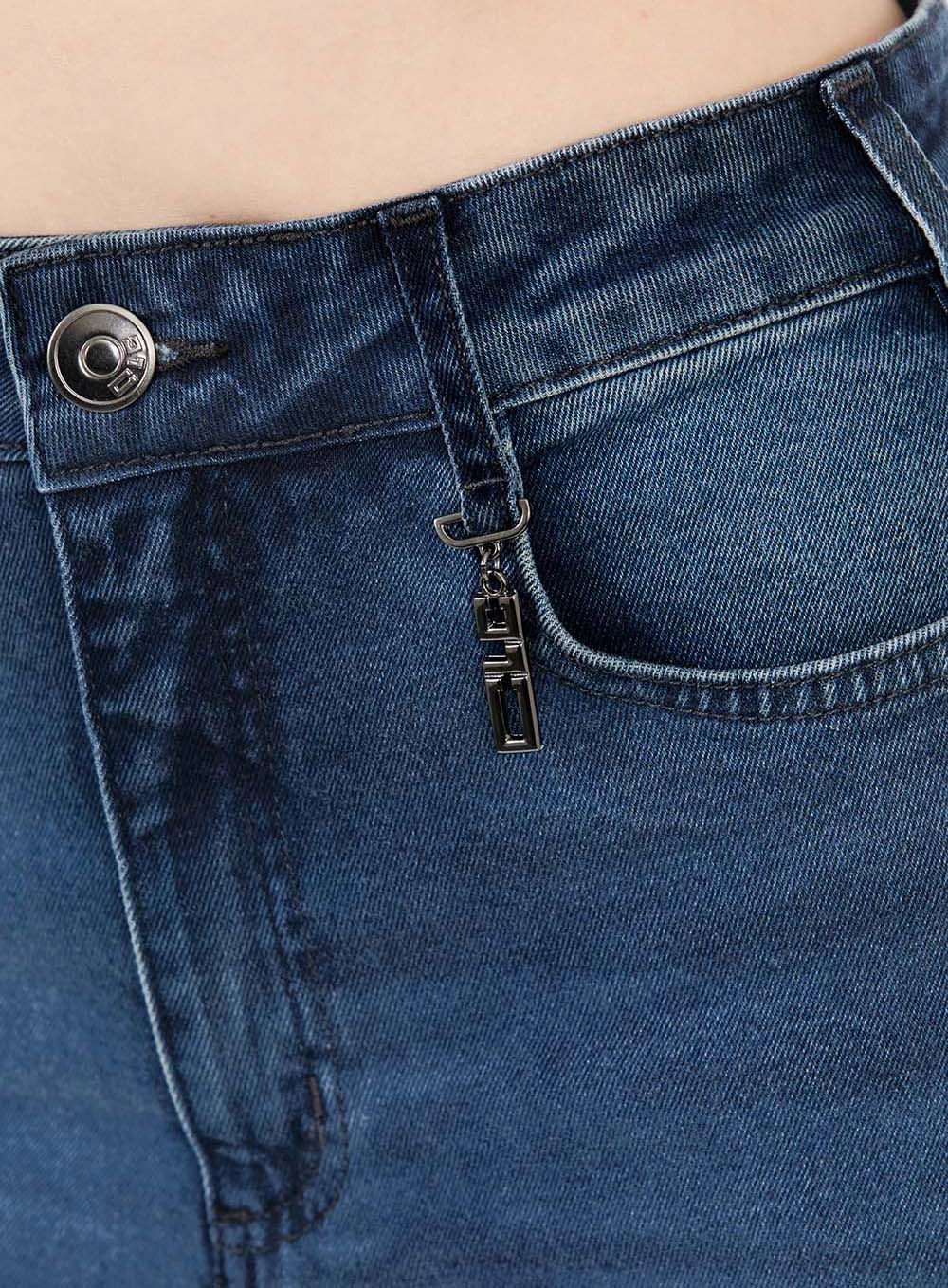 Calça Jeans Mom Stretch Índigo 5