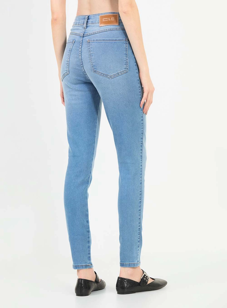 Calça Jeans Skinny Alta Índigo 4