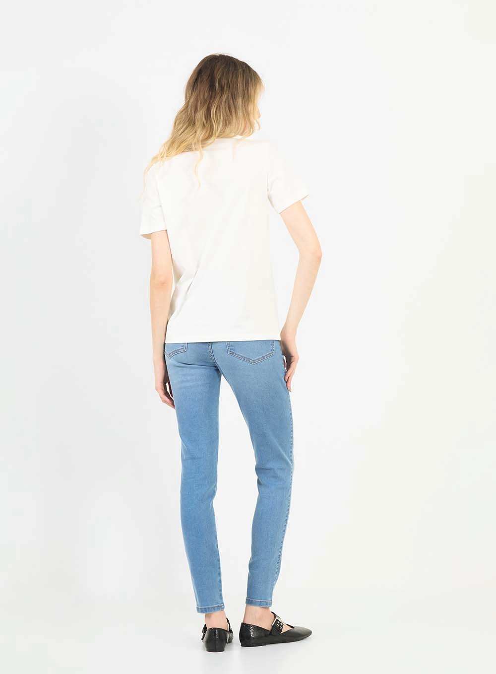 Calça Jeans Skinny Alta Índigo 2