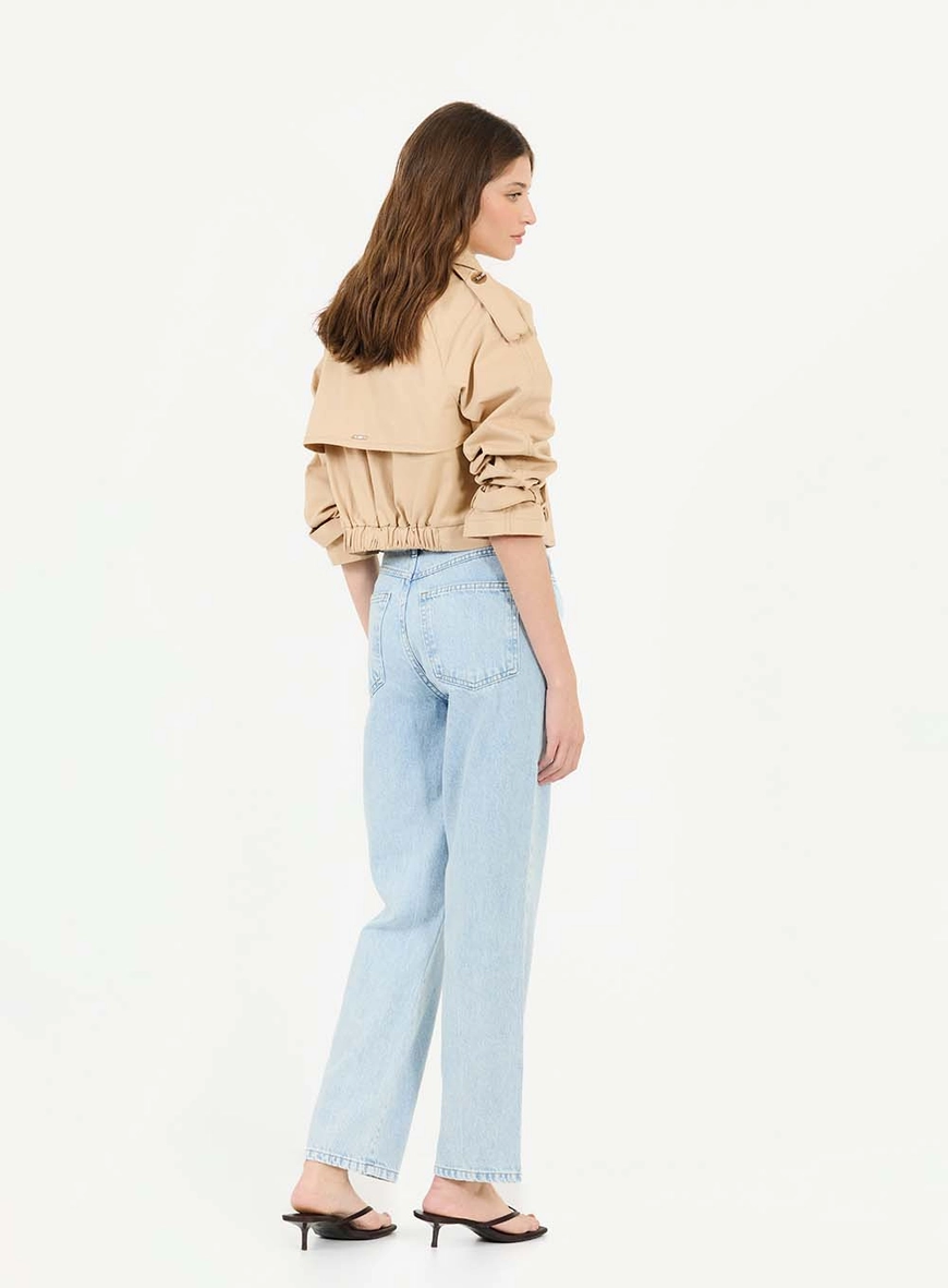 Calça Jeans Feminina Reta Índigo 2