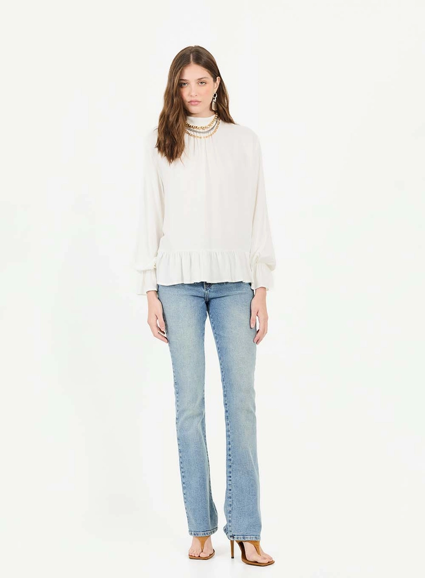 Calça Jeans Reta Stretch Índigo 1