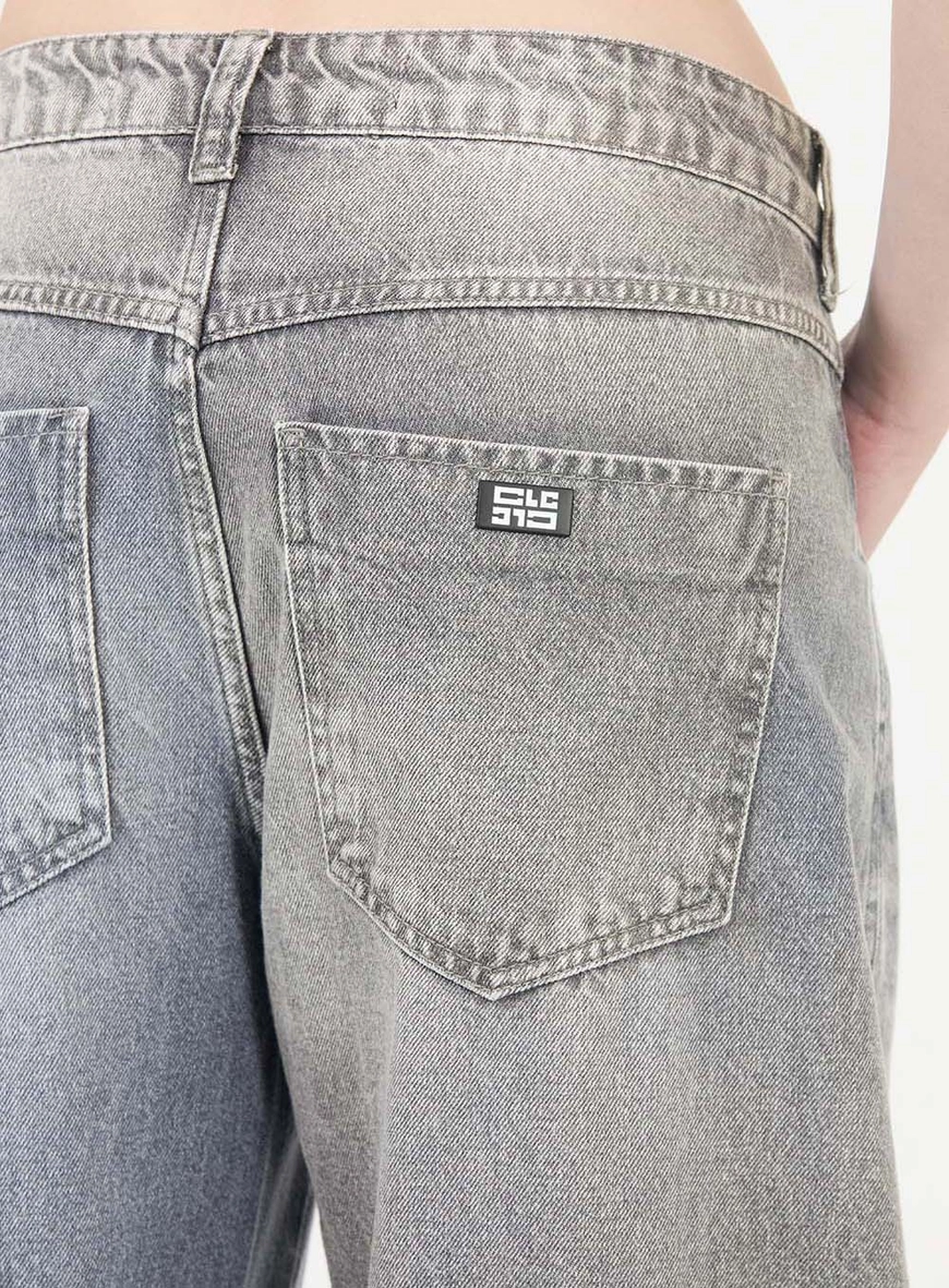 Calça Jeans Barrel Leg Indigo Preto 6