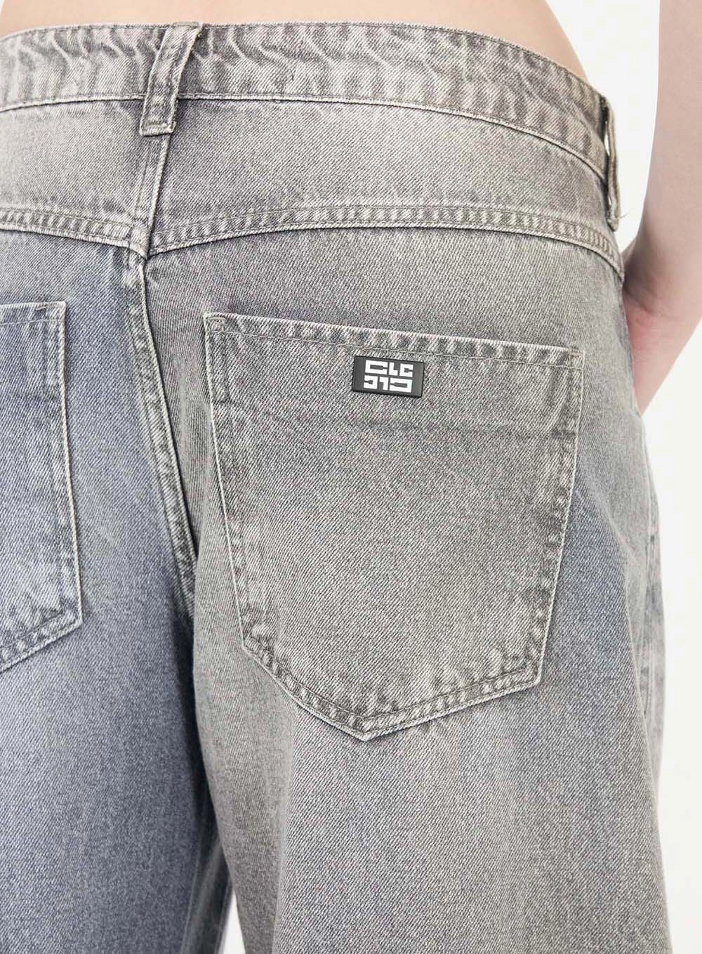 Calça Jeans Barrel Leg Indigo Preto 6