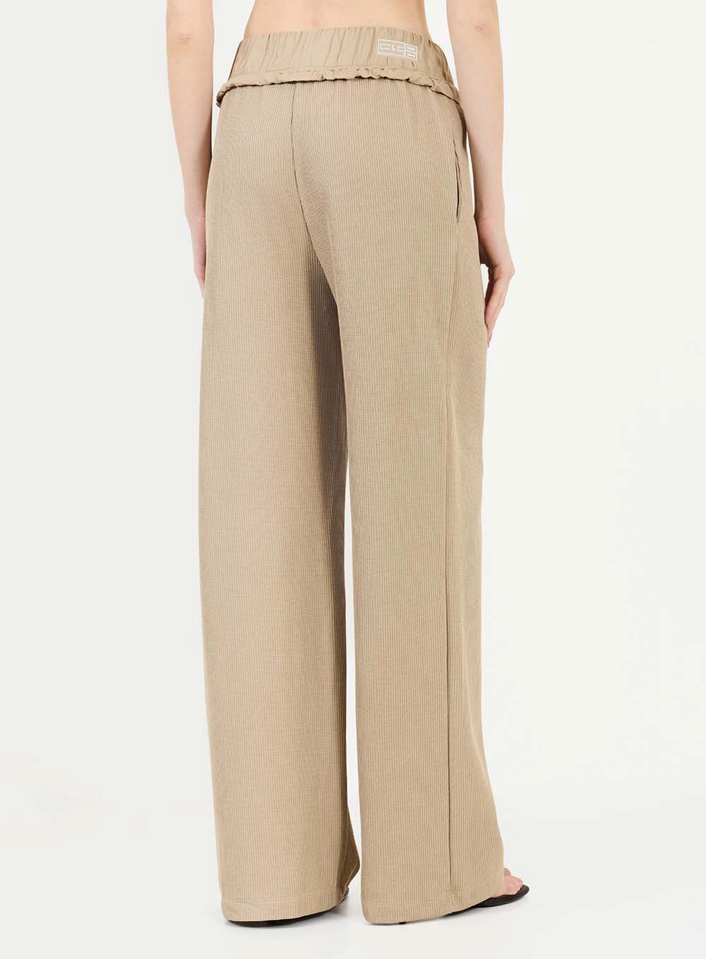 Calça Feminina Wide Bege 3